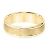 14K Yellow Gold Engraved Band