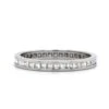 Platinum Channel Set Diamond Band 1 Platinum Channel Set Diamond Band -Luxe Rings Shop DETC0789