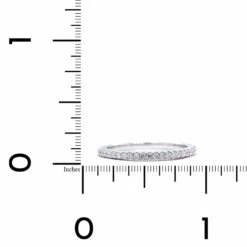 18K White Gold Shared Prong Diamond Band -Luxe Rings Shop DETP1209B