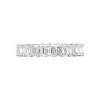 Platinum Emerald Cut Diamond Shared Prong Eternity Band -Luxe Rings Shop DETPS0088A 932455ca 4138 4dfc 8925 c596debdf762