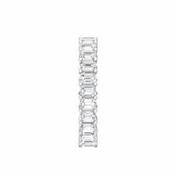 Platinum Emerald Cut Diamond Shared Prong Eternity Band -Luxe Rings Shop DETPS0088D 395aadca 35e3 4809 a66e 230057fd225f