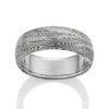 Damascus Steel Supernova Wedding Band -Luxe Rings Shop DS SUPERNOVA OX