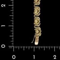 18K Two Tone Estate Gold Sapphire And Diamond Bracelet -Luxe Rings Shop ESBR5821C