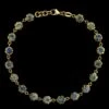 Alexis Kletjian 18K Yellow Gold Estate Sapphire Bracelet -Luxe Rings Shop ESBR5854A