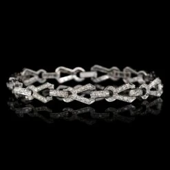 Vintage Platinum Estate Diamond Bracelet