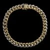 18K Two-tone Gold Estate Curb Link Bracelet 2 18K Two-tone Gold Estate Curb Link Bracelet -Luxe Rings Shop ESBR6045A