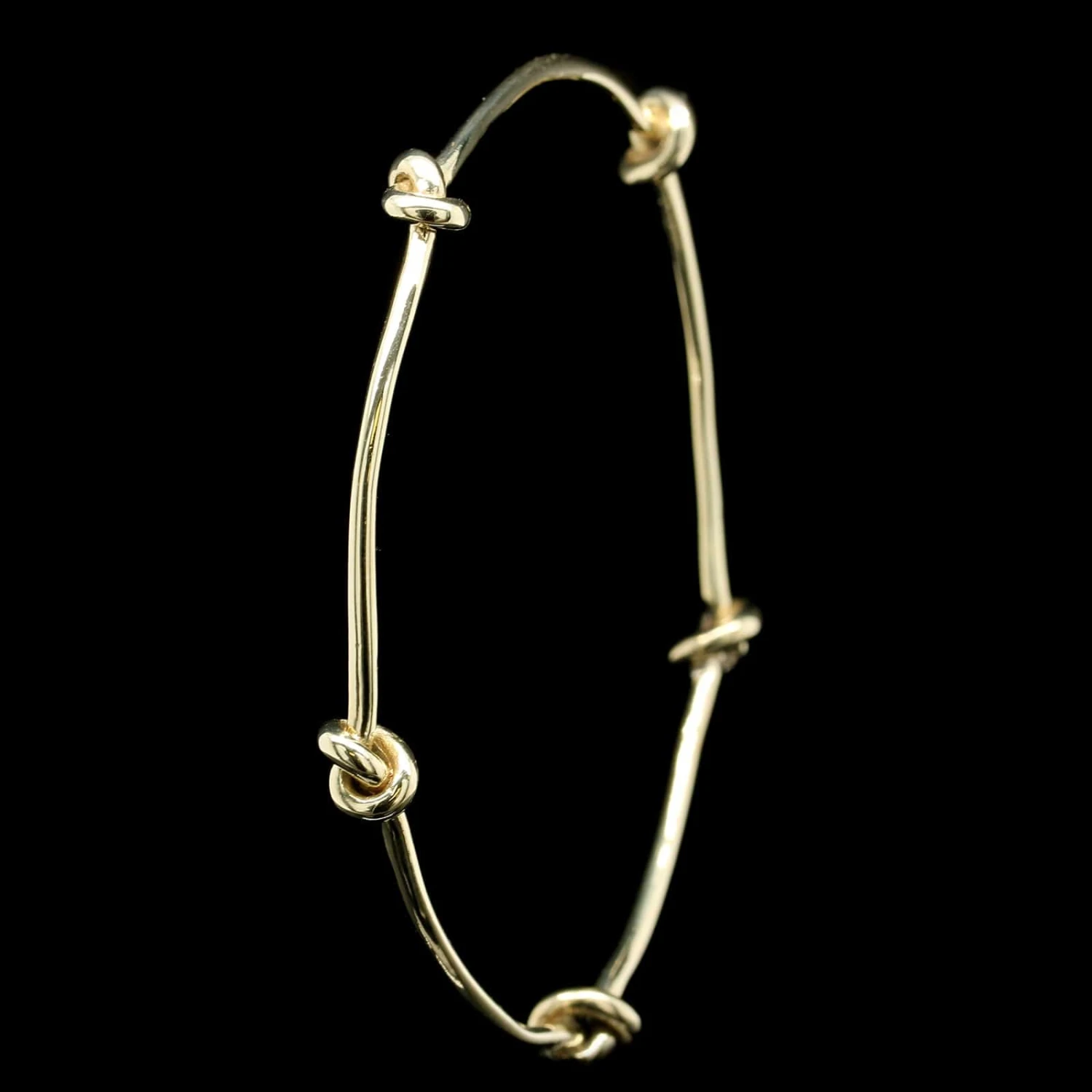 Vintage 18K Yellow Gold Estate Aldo Cipullo Love Knot Bangle 4 Vintage 18K Yellow Gold Estate Aldo Cipullo Love Knot Bangle - Image 2