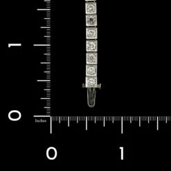 Platinum Estate Diamond Line Bracelet -Luxe Rings Shop ESBR6268C