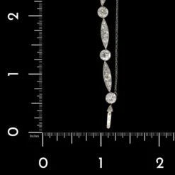 Art Deco Platinum Estate Diamond Bracelet 7 Art Deco Platinum Estate Diamond Bracelet -Luxe Rings Shop ESBR6332C