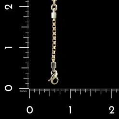 14K Two-tone Gold Estate Fancy Link Bracelet -Luxe Rings Shop ESBR6415C