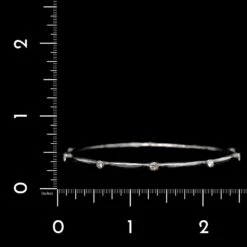 Lika Behar Oxidized Sterling Silver White Sapphire Bangle Bracelet 7 Lika Behar Oxidized Sterling Silver White Sapphire Bangle Bracelet -Luxe Rings Shop ESBR6468C