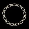 Tiffany & Co. Sterling Silver Estate Oval Clasping Link Bracelet 1 Tiffany & Co. Sterling Silver Estate Oval Clasping Link Bracelet -Luxe Rings Shop ESBR6477A