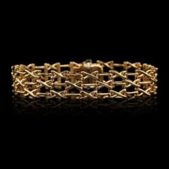 Tiffany & Co. Schlumberger 18K Yellow Gold Link Bracelet
