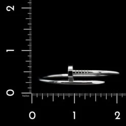 Cartier 18K White Gold Estate "Juste Un Clou" Bracelet 7 Cartier 18K White Gold Estate "Juste Un Clou" Bracelet -Luxe Rings Shop ESBR6531C