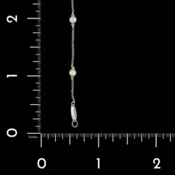 Tiffany & Co. Elsa Peretti Sterling Silver Estate Diamond By The Yard Bracelet -Luxe Rings Shop ESBR6550C