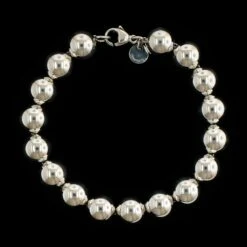 Tiffany & Co. Sterling Silver Estate Hardwear 10.00MM Ball Bracelet