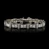 Jabel 18K White Gold Estate Diamond Bracelet -Luxe Rings Shop ESBR6727A
