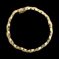 14K Yellow Gold Estate Fancy Link Bracelet