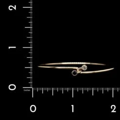 Tiffany & Co. 14K Yellow Gold Estate Sapphire And Diamond Bangle 7 Tiffany & Co. 14K Yellow Gold Estate Sapphire And Diamond Bangle -Luxe Rings Shop ESBR6764C