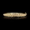 Mark Patterson 18K Yellow Gold And Platinum Estate Diamond Bangle -Luxe Rings Shop ESBR6769A