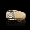 14K Two-tone Estate Diamond Ring -Luxe Rings Shop ESGJ0593A