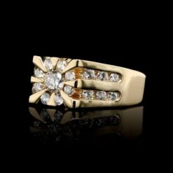 14K Yellow Gold Estate Diamond Ring