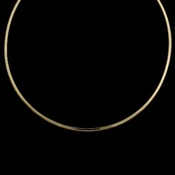 14K Yellow Gold Estate 3.00mm Omega Chain