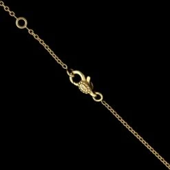 Dior 18K Yellow Gold Estate Mother Of Pearl And Diamond 'Rose Des Vents' Necklace 8 Dior 18K Yellow Gold Estate Mother Of Pearl And Diamond 'Rose Des Vents' Necklace -Luxe Rings Shop ESNK7418C