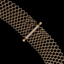 Cartier 18K Rose Gold Estate Gem-set Strolls Necklace -Luxe Rings Shop ESNK7464C