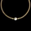 Paspaley 18K Yellow Gold Estate Cultured South Sea Pearl Necklace 1 Paspaley 18K Yellow Gold Estate Cultured South Sea Pearl Necklace -Luxe Rings Shop ESNK7521A