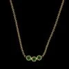 Dior 18K Yellow Gold Estate Emerald 'Mimirose' Necklace