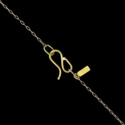 Rosanne Pugliese 22K Yellow Gold Estate Morganite Pendant Necklace -Luxe Rings Shop ESNK7572C