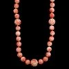 Coral Bead Estate Necklace -Luxe Rings Shop ESNK7656A
