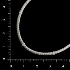 Roberto Coin 18K White Gold Estate Diamond Necklace -Luxe Rings Shop ESNK7833D