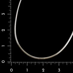 14K White Gold Estate Omega Necklace -Luxe Rings Shop ESNK7929C