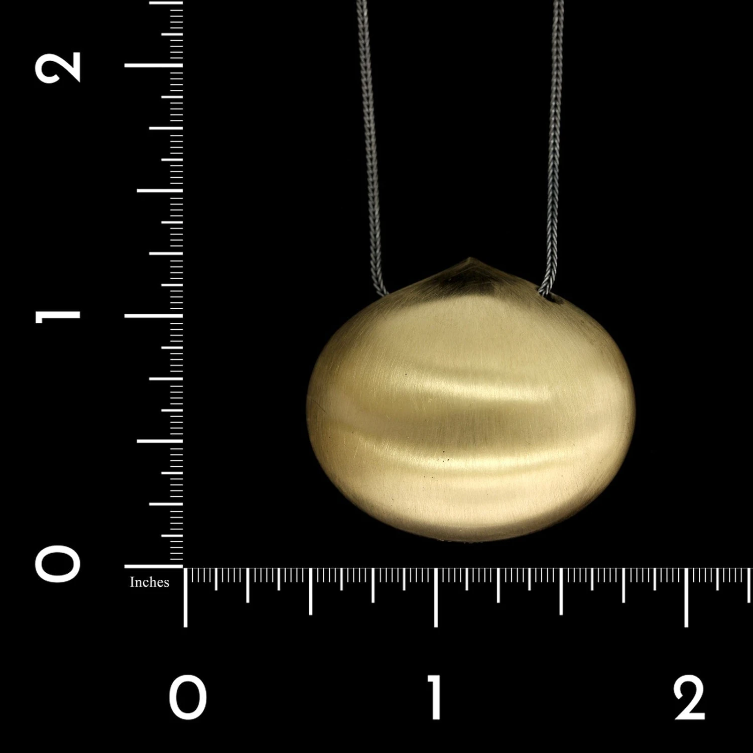 Gabriella Kiss Sterling Silver And 18K Yellow Gold Estate Chestnut Necklace 5 Gabriella Kiss Sterling Silver And 18K Yellow Gold Estate Chestnut Necklace - Image 3