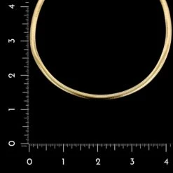 14K Yellow Gold Estate Omega Necklace -Luxe Rings Shop ESNK8014C