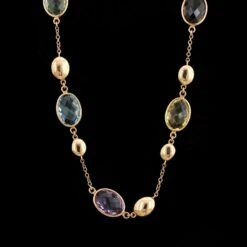 Wempe 18K Rose Gold Estate Gem-set Electrify Necklace