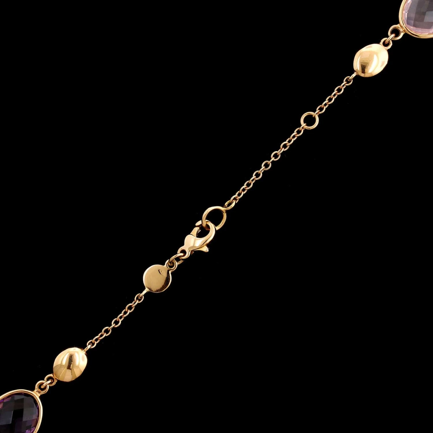 Wempe 18K Rose Gold Estate Gem-set Electrify Necklace 4 Wempe 18K Rose Gold Estate Gem-set Electrify Necklace - Image 2