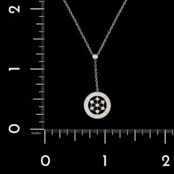 Tiffany & Co Platinum Estate Diamond Voile Pendant -Luxe Rings Shop ESNK8098D