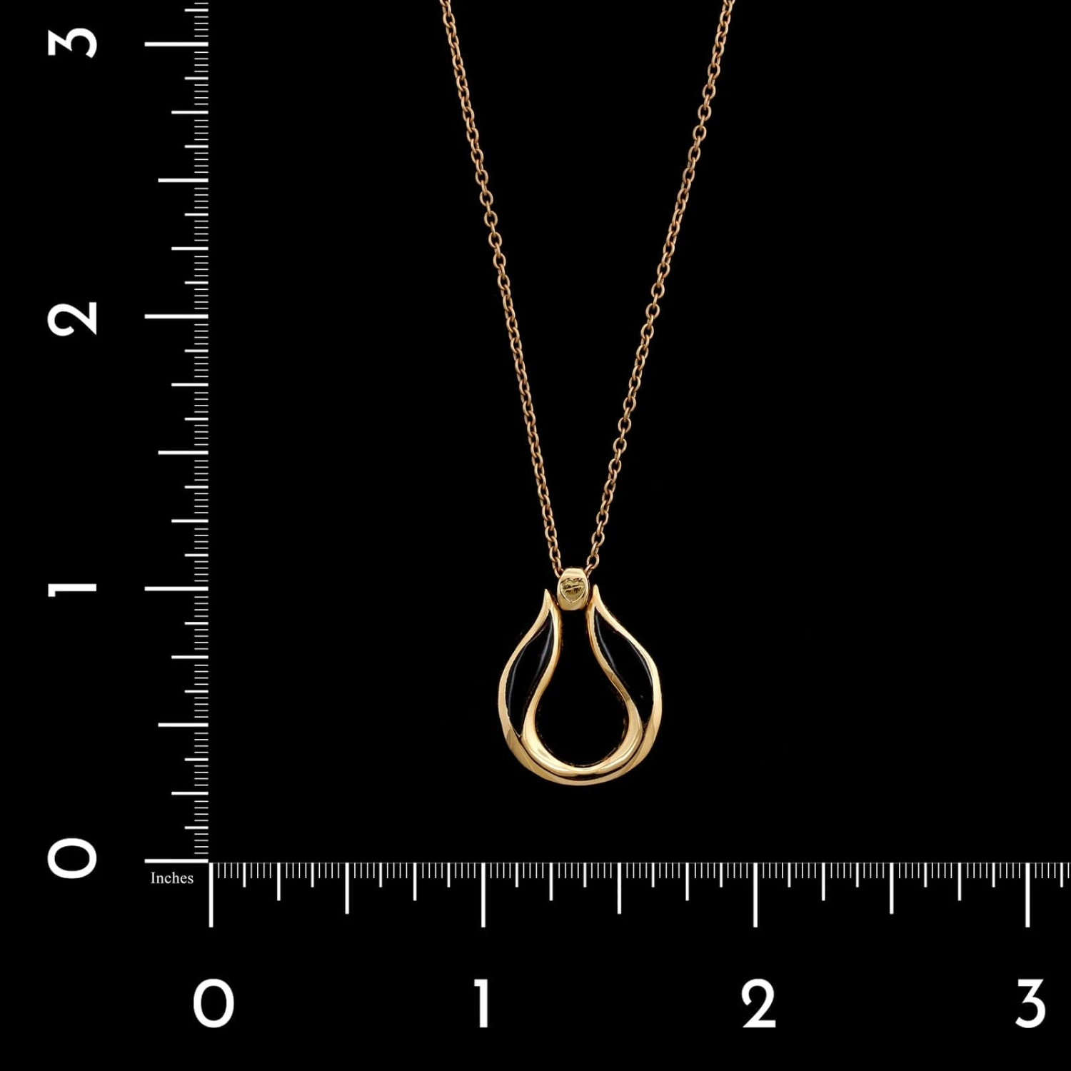 Pleve 18K Rose Gold Estate Color Diamond And Resin Mosaic Pendant 4 Pleve 18K Rose Gold Estate Color Diamond And Resin Mosaic Pendant - Image 2