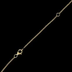 14K Yellow Gold Estate Opal And Diamond Necklace -Luxe Rings Shop ESNK8202C