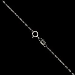 14K White Gold Estate Amethyst And Diamond Necklace -Luxe Rings Shop ESNK8203C