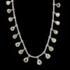 18K White Gold Estate Yellow Diamond Necklace -Luxe Rings Shop ESNK8229A