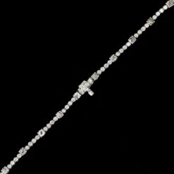 18K White Gold Estate Yellow Diamond Necklace -Luxe Rings Shop ESNK8229C