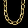 Henry Dunay 18K Yellow Gold Estate Faceted Link Necklace 1 Henry Dunay 18K Yellow Gold Estate Faceted Link Necklace -Luxe Rings Shop ESNK8236A
