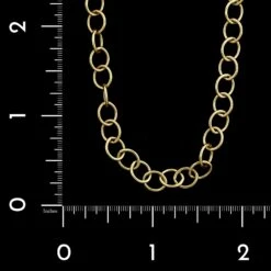 Temple St. Clair 18K Yellow Gold Estate Classic Oval Link Chain -Luxe Rings Shop ESNK8238C