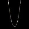 18K Rose And White Gold Estate Diamond Necklace -Luxe Rings Shop ESNK8263A