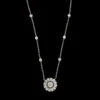 Penny Preville 18K White Gold Estate Diamond Necklace -Luxe Rings Shop ESNK8345A
