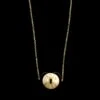 14K Yellow Gold Estate Ball Bead Necklace -Luxe Rings Shop ESNK8431A